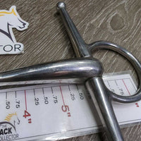 Med Hvy Full Cheek Snaffle Bit, med Cheeks *gc, clean, rubs, stains, rubs, scuffs
