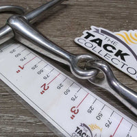 Med Hvy Full Cheek Snaffle Bit, med Cheeks *gc, clean, rubs, stains, rubs, scuffs
