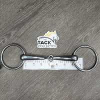 Med Hollow Mouth Loose Ring Snaffle Bit *gc, clean, rubs, scratches, chews
