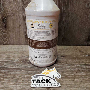 Sunflower Suncoat Spray - UV Formula for Horses, Spray Bottle *dirty, almost full