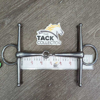 Med Hvy Full Cheek Snaffle Bit, med Cheeks *gc, clean, rubs, stains, rubs, scuffs
