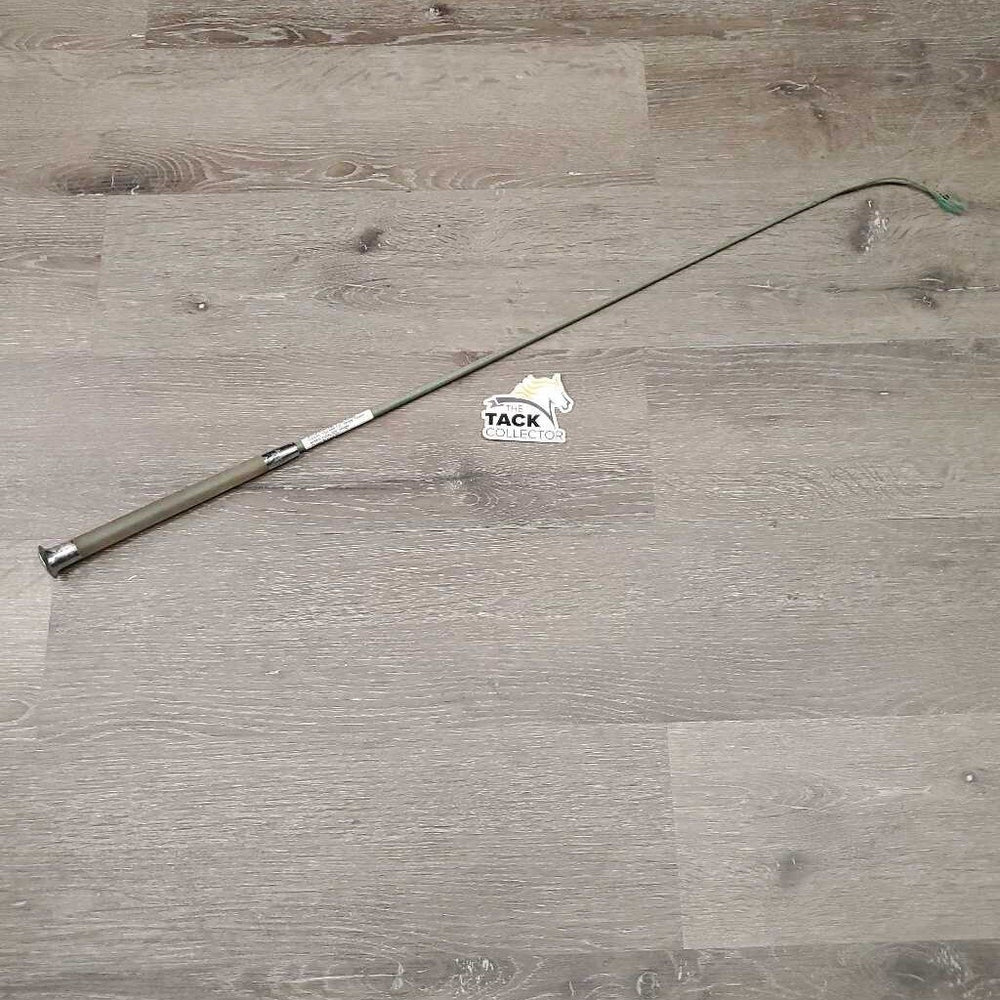 Dressage Whip, Gellee Handle, cap end *gc, dingy, faded, stains, rubs, mnr snags