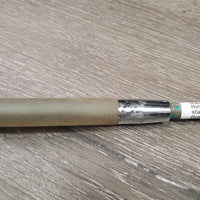 Dressage Whip, Gellee Handle, cap end *gc, dingy, faded, stains, rubs, mnr snags