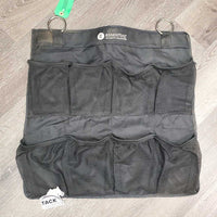Hanging Horse Boot Organizer, 8 Mesh Pockets *gc/vgc, dirty, stains?, hole/unstitched eds
