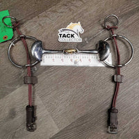 Pinchless Med French Link Gag, lozenge & "Jump In" Thin Nylon Gag Cheeks *vgc/xc, clean, mnr scuffs