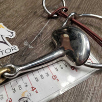 Pinchless Med French Link Gag, lozenge & "Jump In" Thin Nylon Gag Cheeks *vgc/xc, clean, mnr scuffs