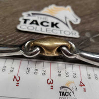 Pinchless Med French Link Gag, lozenge & "Jump In" Thin Nylon Gag Cheeks *vgc/xc, clean, mnr scuffs
