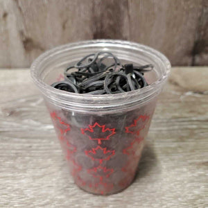 Braiding Elastics, 2 clips, tumbler container *xc, mnr dirty