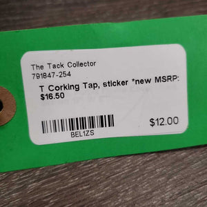 T Corking Tap, sticker *new