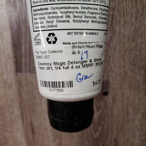Detangler & Shine *mnr dirt, 1/4 full