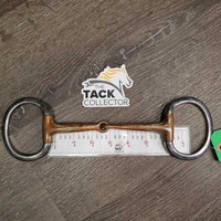 Thin Eggbutt Snaffle Bit *gc, chews, rough, stains