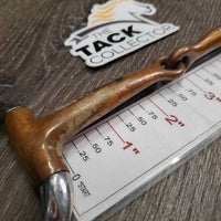 Thin Eggbutt Snaffle Bit *gc, chews, rough, stains