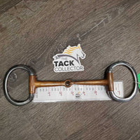 Thin Eggbutt Snaffle Bit *gc, chews, rough, stains
