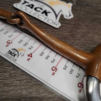 Thin Eggbutt Snaffle Bit *gc, chews, rough, stains
