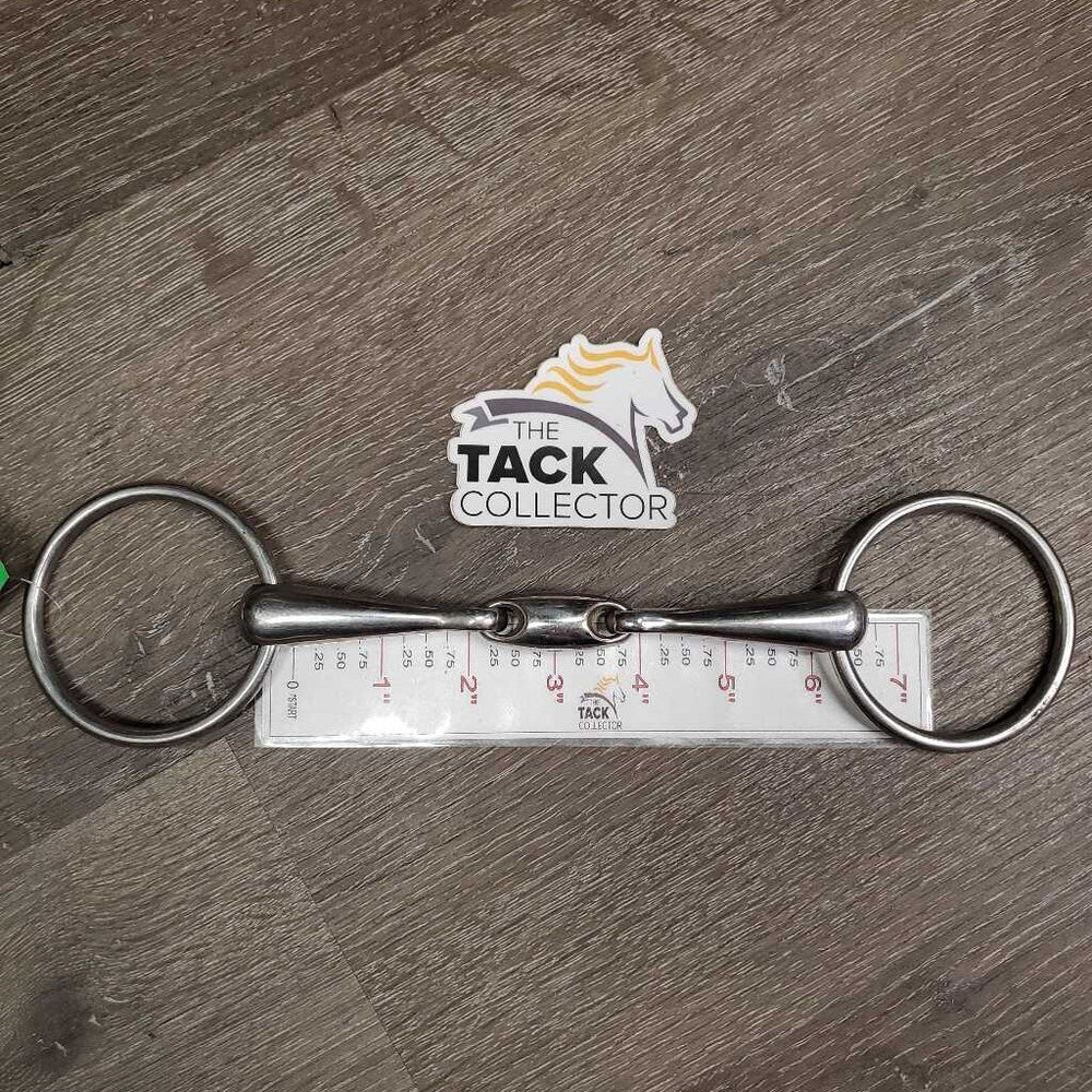 Hvy French Link Loose Ring, Lozenge Bit *vgc, clean, mnr rubs & scuffs