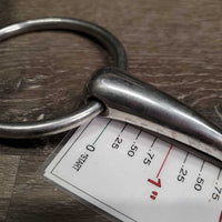 Hvy French Link Loose Ring, Lozenge Bit *vgc, clean, mnr rubs & scuffs