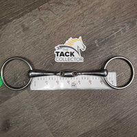 Hvy French Link Loose Ring, Lozenge Bit *vgc, clean, mnr rubs & scuffs