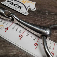 Hvy French Link Loose Ring, Lozenge Bit *vgc, clean, mnr rubs & scuffs