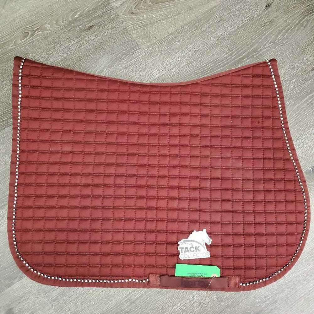 Quilt Jumper Saddle Pad, bling *vgc, clean, pills, mnr hair, dust, unglued binding, holes/snags, threads, puckers