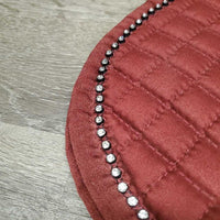 Quilt Jumper Saddle Pad, bling *vgc, clean, pills, mnr hair, dust, unglued binding, holes/snags, threads, puckers
