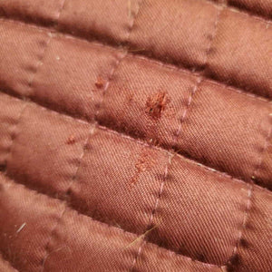 Quilt Jumper Saddle Pad, bling *vgc, clean, pills, mnr hair, dust, unglued binding, holes/snags, threads, puckers