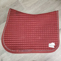 Quilt Jumper Saddle Pad, bling *vgc, clean, pills, mnr hair, dust, unglued binding, holes/snags, threads, puckers
