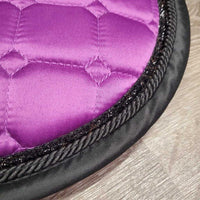 Quilt Jumper Saddle Pad, 1x piping, 1x glitter *vgc, clean, mnr hair, snags, pills, v. mnr stains