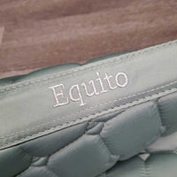 Quilt Jumper Saddle Pad, 1x piping, 1x glitter *vgc, mnr hair, pills, rubs, v. mnr stains, threads