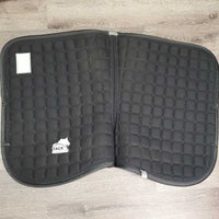 Quilt Jumper Saddle Pad, 1x piping, 1x glitter *vgc, mnr hair, pills, rubs, v. mnr stains, threads