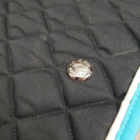 Quilt Jumper Saddle Pad, 'Twin Pines Equestrian' *vgc, clean, mnr hair, residue, rubs, stains, puckers, pills