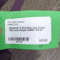 2 Stretchy Leg Straps *like new
