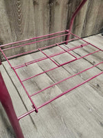 Metal Folding Saddle Stand, metal bottom rack, bungee cord *vgc, dirty, dusty
