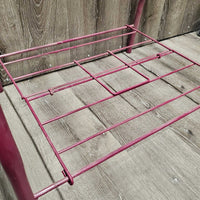 Metal Folding Saddle Stand, metal bottom rack, bungee cord *vgc, dirty, dusty