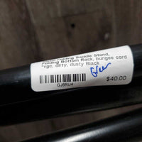 Metal Folding Saddle Stand, Folding Bottom Rack, bungee cord *vgc, dirty, dusty

