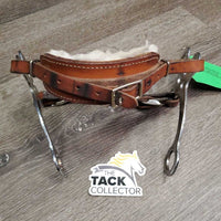 English Hackamore, chain *gc, clean, rubs, stains, rust
