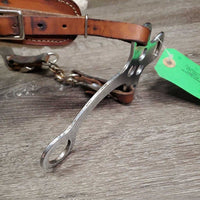 English Hackamore, chain *gc, clean, rubs, stains, rust

