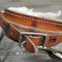 English Hackamore, chain *gc, clean, rubs, stains, rust
