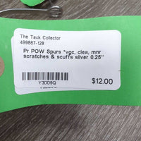 Pr POW Spurs *vgc, clea, mnr scratches & scuffs
