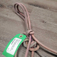 Soft Nylon Rope Halter *fair, v.dirty, v.rubbed, frays, stains, faded, unstuck end
