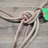 Soft Nylon Rope Halter *fair, v.dirty, v.rubbed, frays, stains, faded, unstuck end
