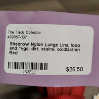 Nylon Lunge Line, loop end *vgc, dirt, stains, oxidization
