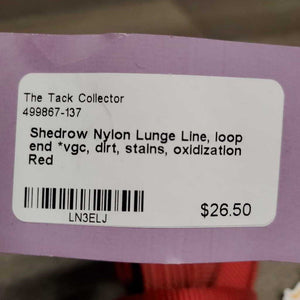 Nylon Lunge Line, loop end *vgc, dirt, stains, oxidization