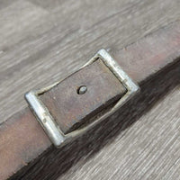 Stamped Double Leather Breastcollar *gc/fair, dirty, film, v.dry, v.stiff, cracking, xhole
