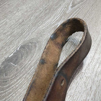 Stamped Double Leather Breastcollar *gc/fair, dirty, film, v.dry, v.stiff, cracking, xhole
