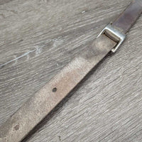 Stamped Double Leather Breastcollar *gc/fair, dirty, film, v.dry, v.stiff, cracking, xhole
