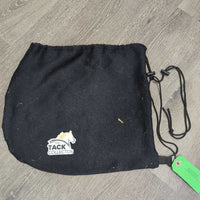 Fleece Helmet Bag, drawstring *gc/fair, clean, hairy, v.pilly
