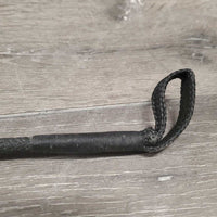 v.fine Riding Whip - Crop, silver cap end *vgc/xc, mnr scratches & stain
