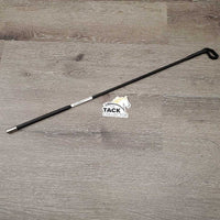 v.fine Riding Whip - Crop, silver cap end *vgc/xc, mnr scratches & stain
