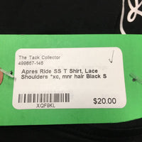 SS T Shirt, Lace Shoulders *xc, mnr hair
