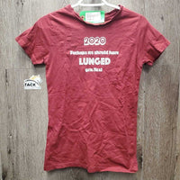 SS Shirt "2020 Perhaps We Should Have Lunged You First" *gc, peeled?cracked logo
